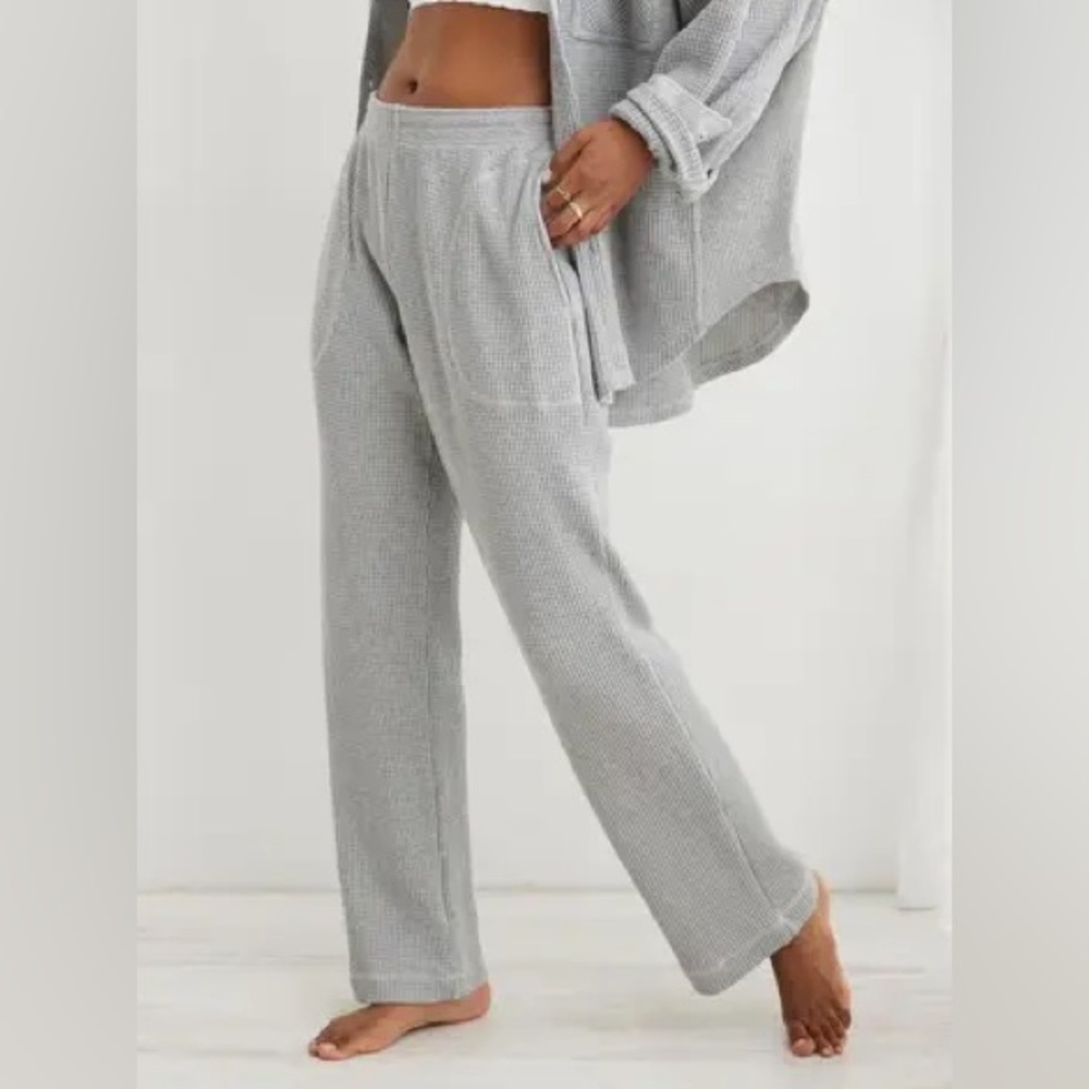 Aerie waffle knit pant